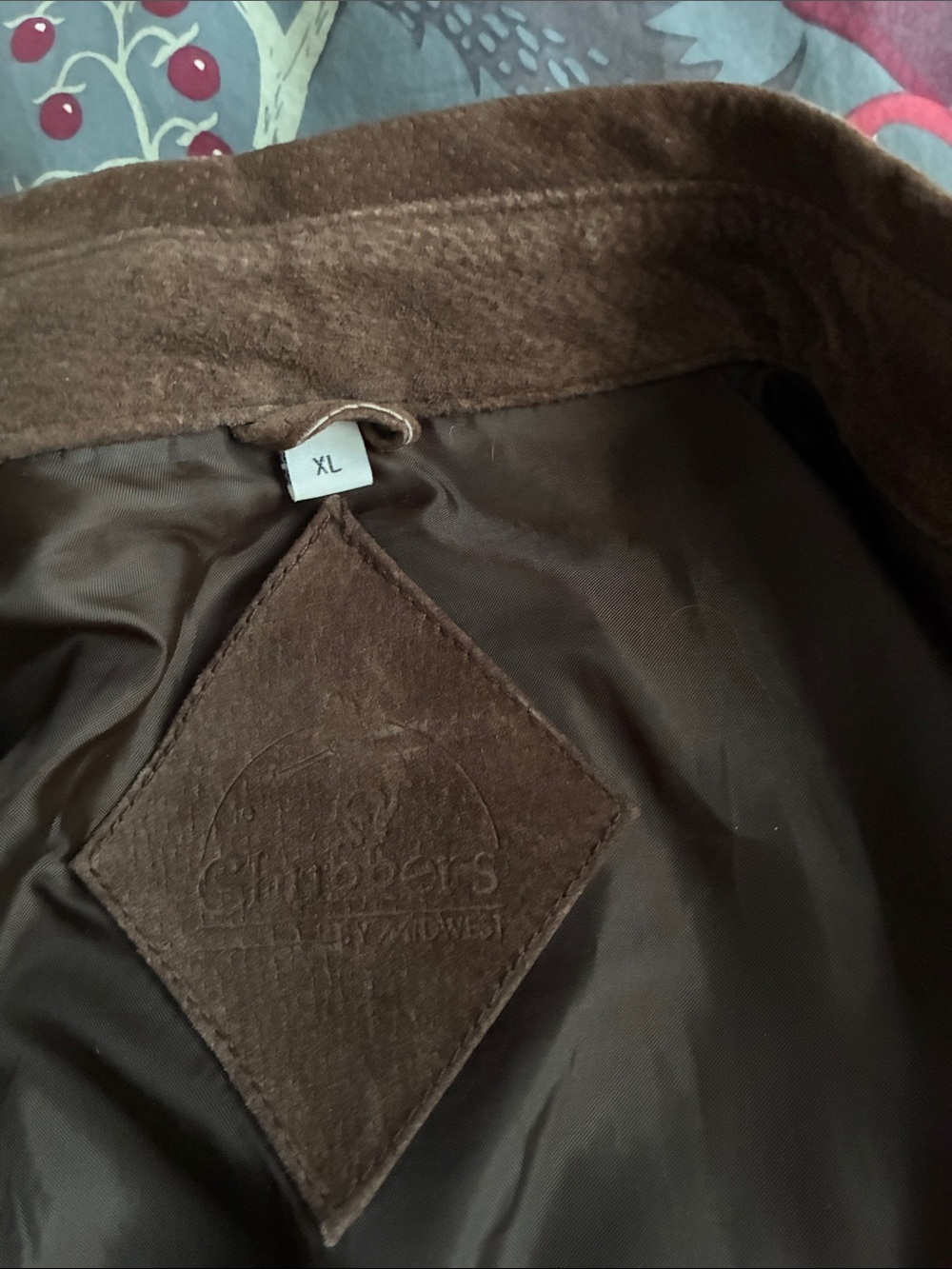 Men's Brown Suede Jacket - Classic Shirt-Style Coat - Picture 3 of 7